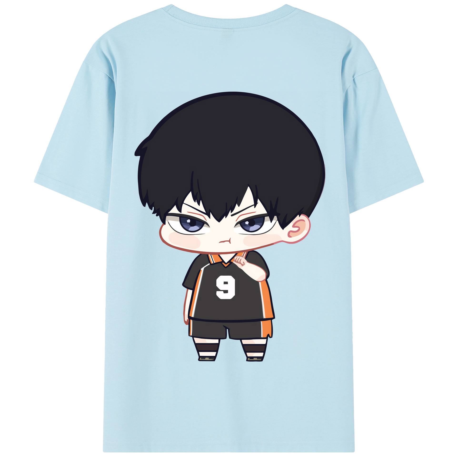 （画像用） ハイキュー!! Haikyu!! 綿100％半袖Tシャツ（背面プリント）